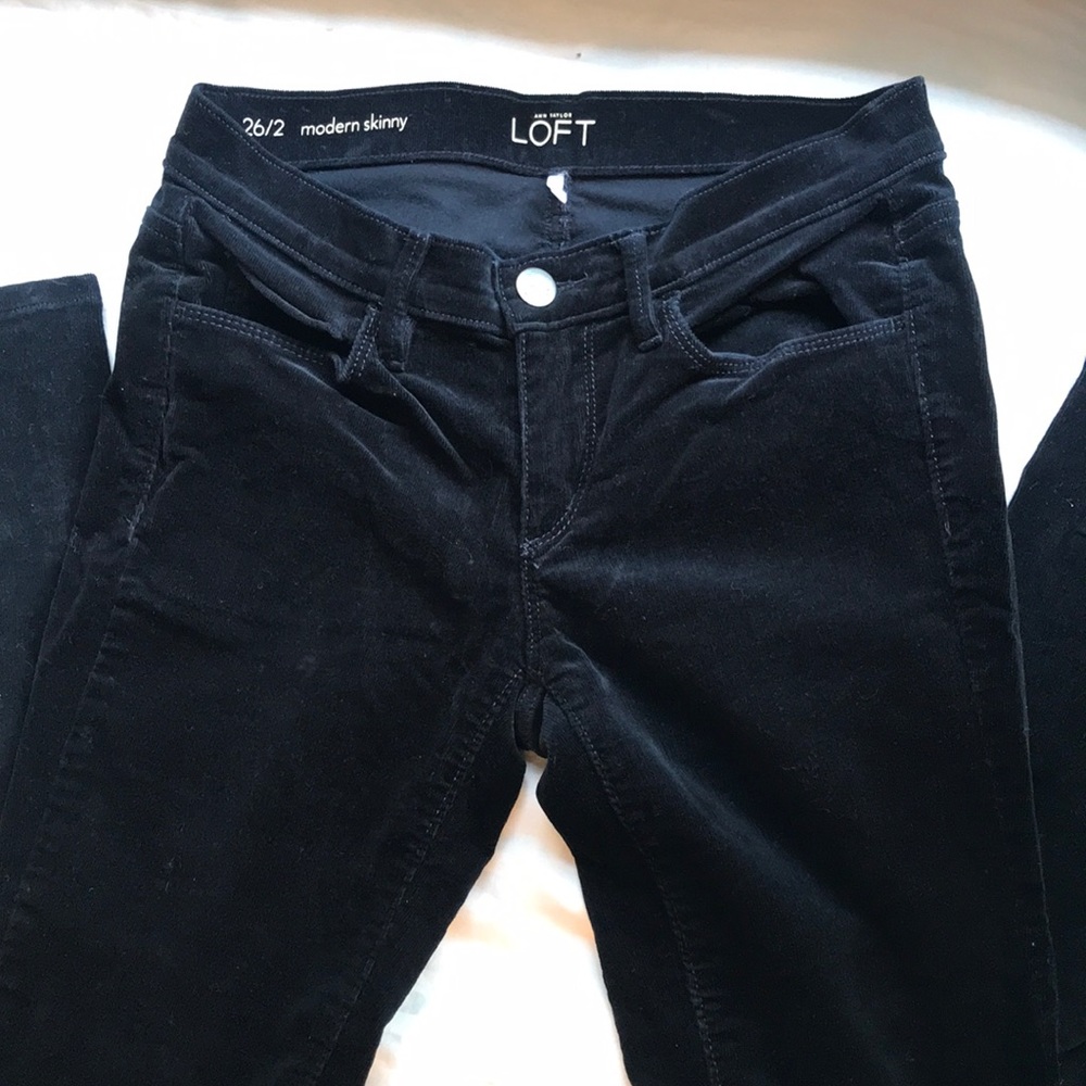 LOFT modern skinny corduroy pants